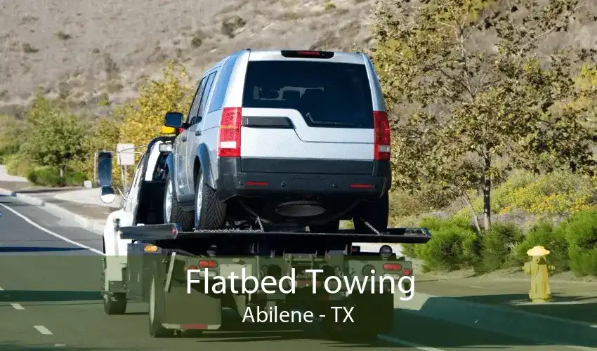 Flatbed Towing Abilene - TX