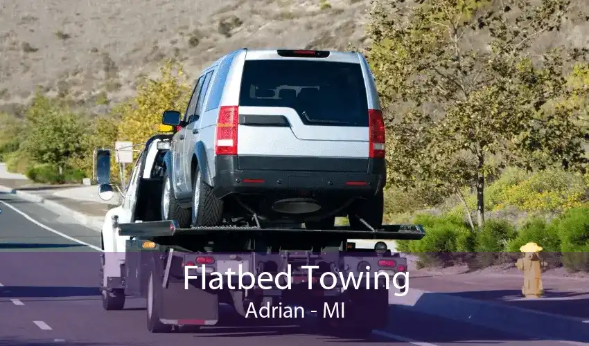 Flatbed Towing Adrian - MI