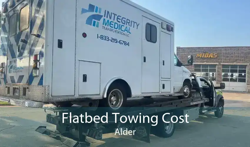 Flatbed Towing Cost Alder