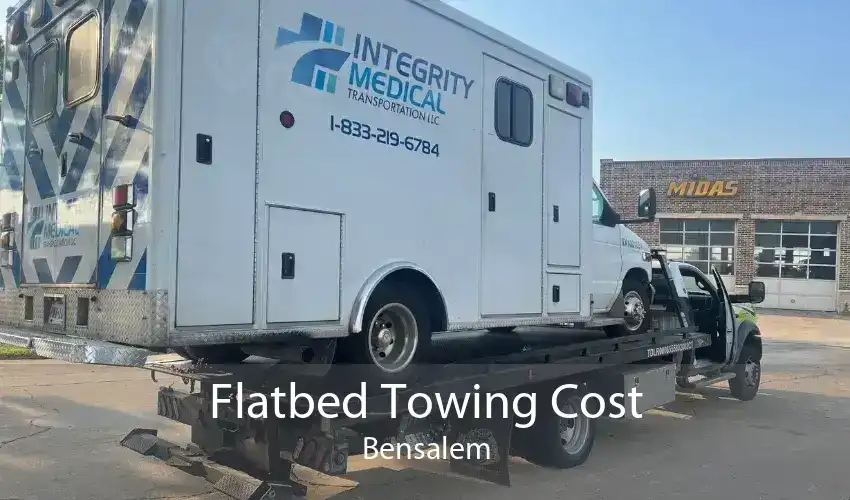 Flatbed Towing Cost Bensalem
