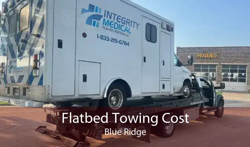 Flatbed Towing Cost Blue Ridge