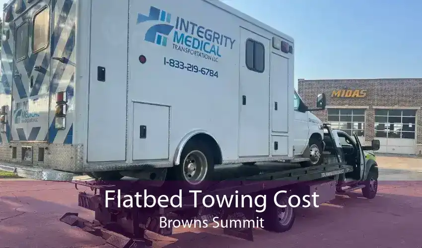 Flatbed Towing Cost Browns Summit