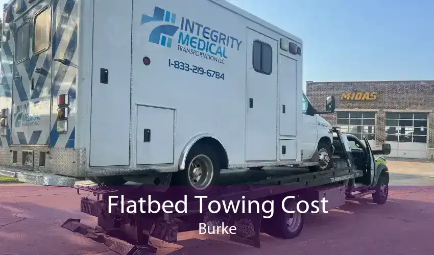 Flatbed Towing Cost Burke