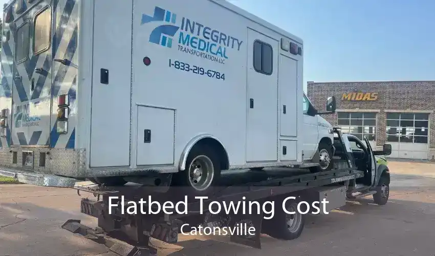 Flatbed Towing Cost Catonsville