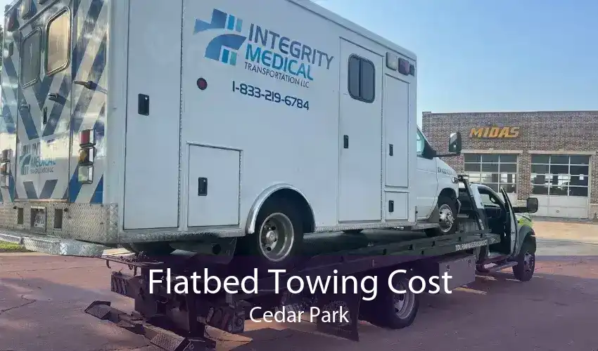 Flatbed Towing Cost Cedar Park