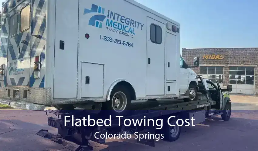 Flatbed Towing Cost Colorado Springs