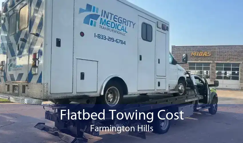 Flatbed Towing Cost Farmington Hills