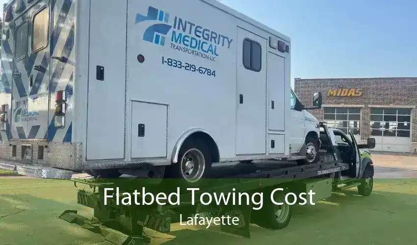 Flatbed Towing Cost Lafayette