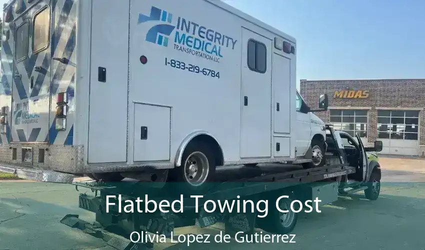 Flatbed Towing Cost Olivia Lopez de Gutierrez