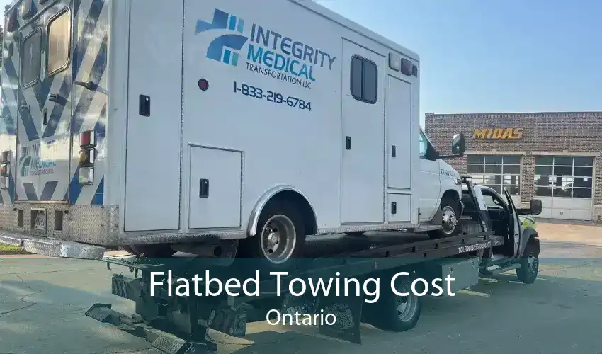Flatbed Towing Cost Ontario
