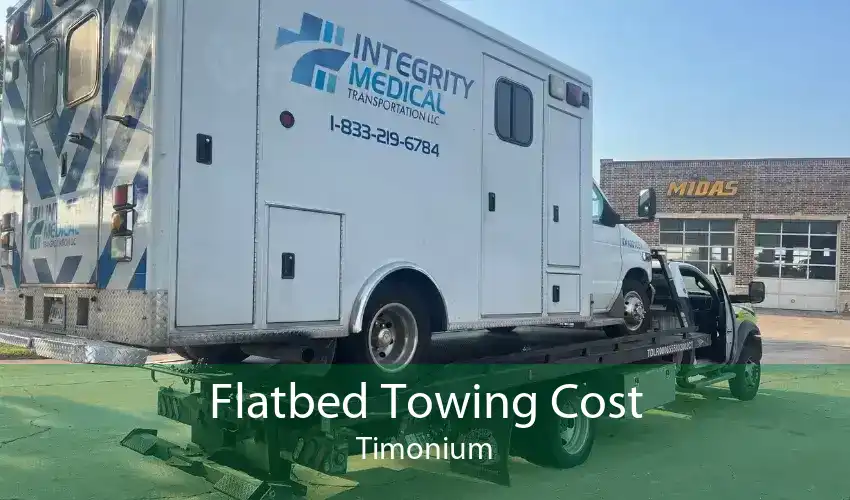 Flatbed Towing Cost Timonium