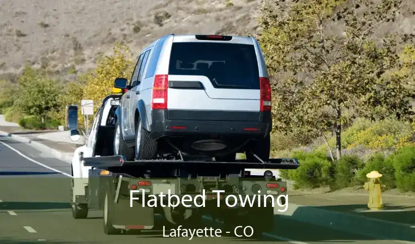 Flatbed Towing Lafayette - CO