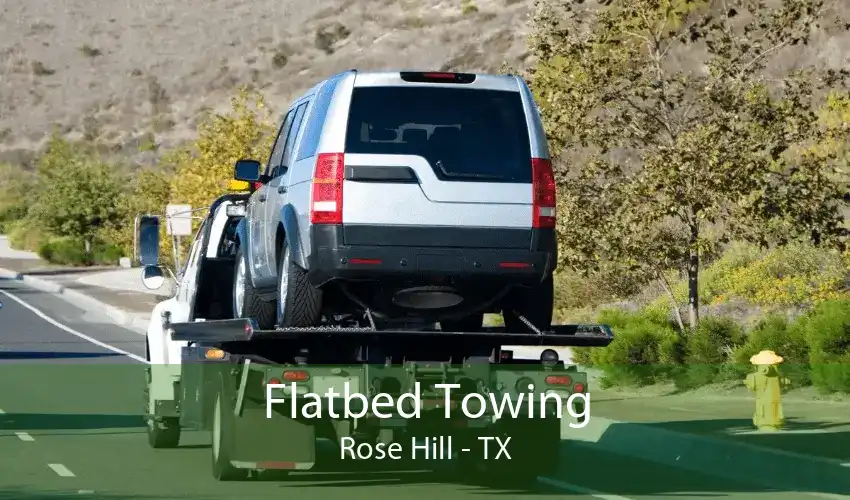 Flatbed Towing Rose Hill - TX