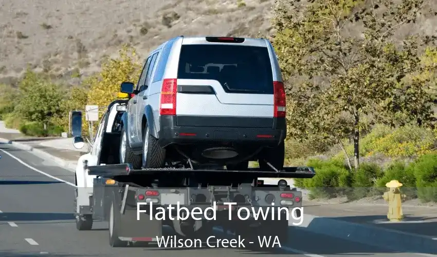 Flatbed Towing Wilson Creek - WA