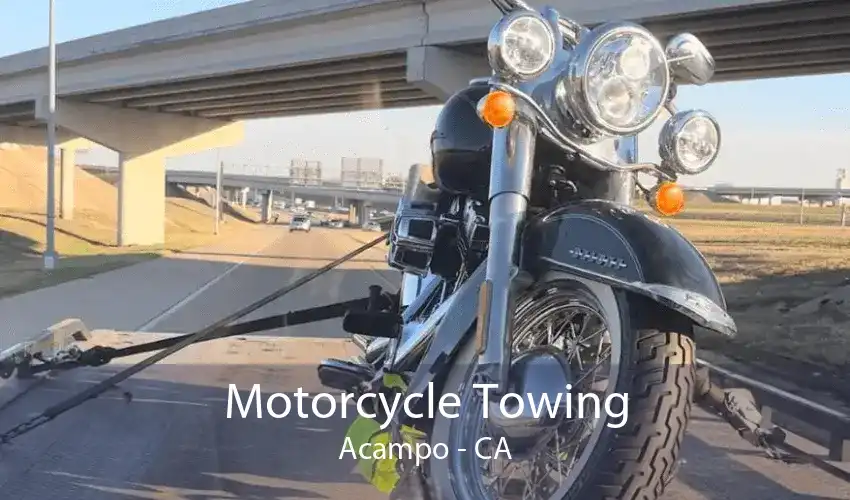 Motorcycle Towing Acampo - CA