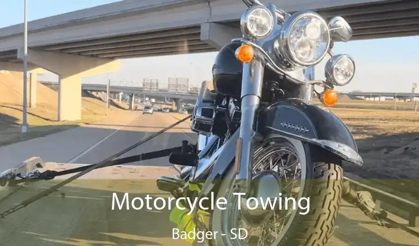 Motorcycle Towing Badger - SD