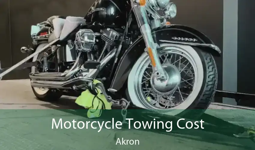 Motorcycle Towing Cost Akron