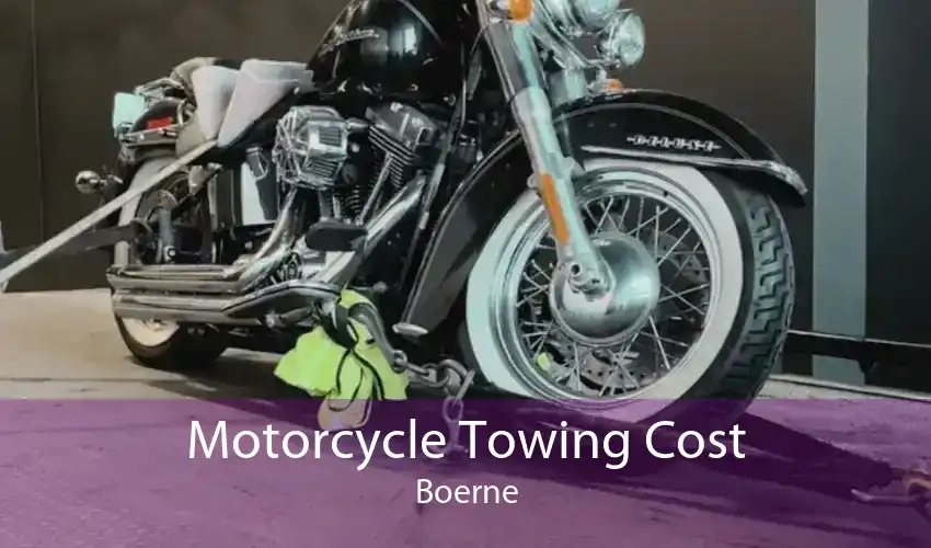 Motorcycle Towing Cost Boerne