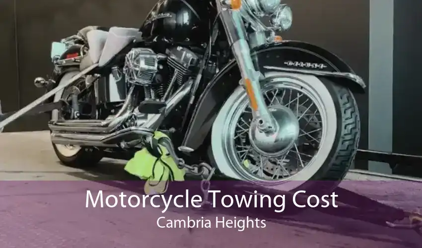 Motorcycle Towing Cost Cambria Heights