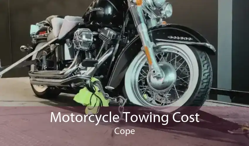 Motorcycle Towing Cost Cope
