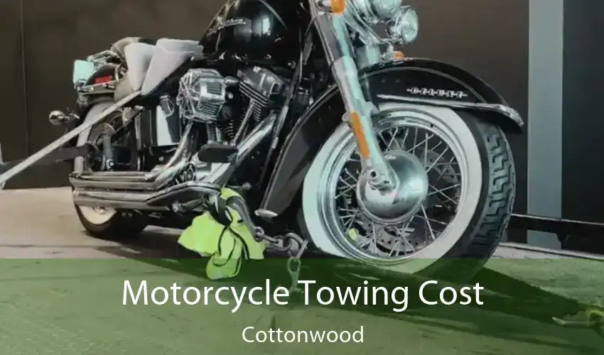 Motorcycle Towing Cost Cottonwood