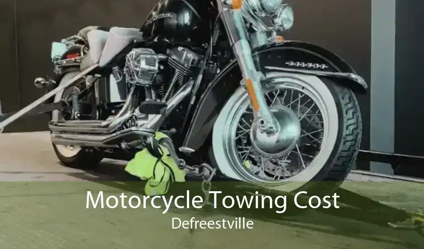 Motorcycle Towing Cost Defreestville