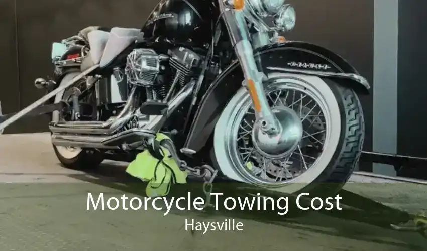 Motorcycle Towing Cost Haysville