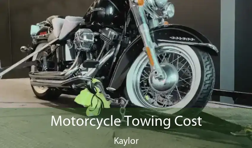 Motorcycle Towing Cost Kaylor