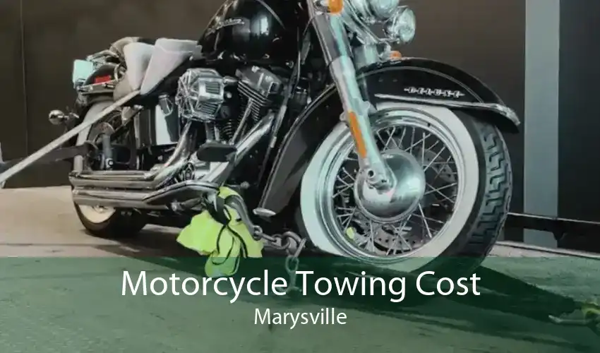 Motorcycle Towing Cost Marysville