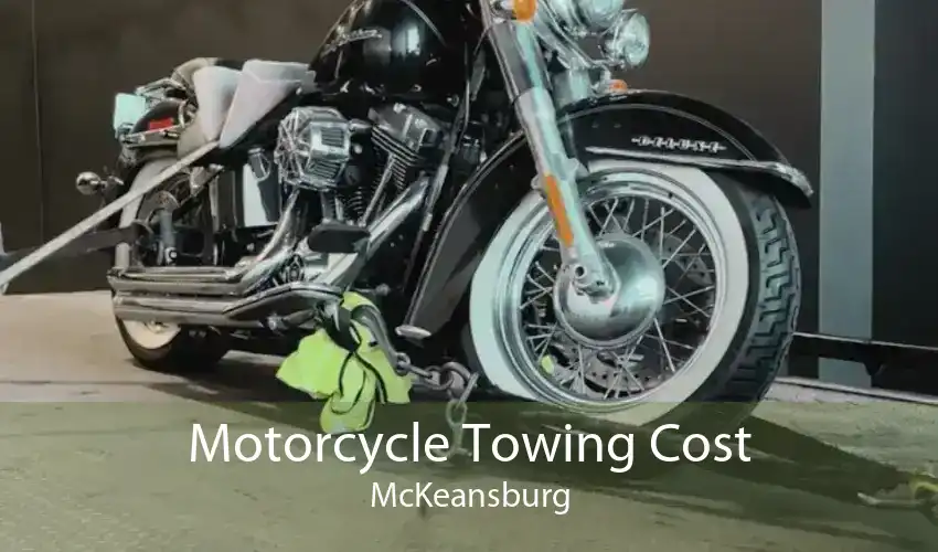 Motorcycle Towing Cost McKeansburg