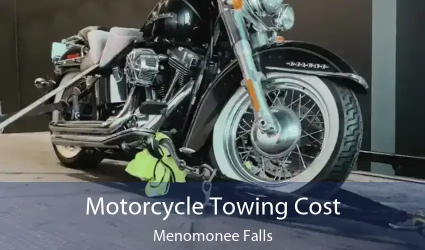 Motorcycle Towing Cost Menomonee Falls