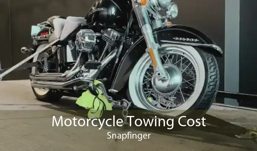 Motorcycle Towing Cost Snapfinger