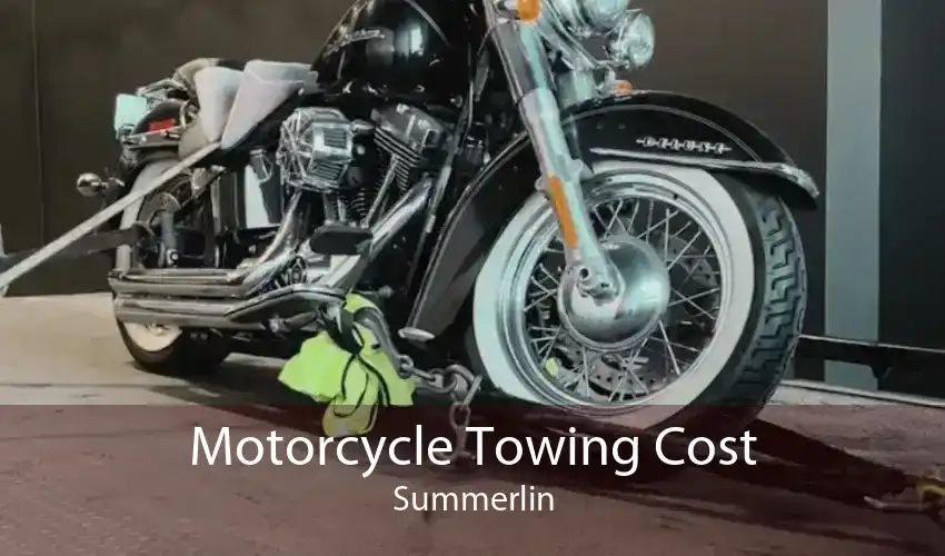 Motorcycle Towing Cost Summerlin