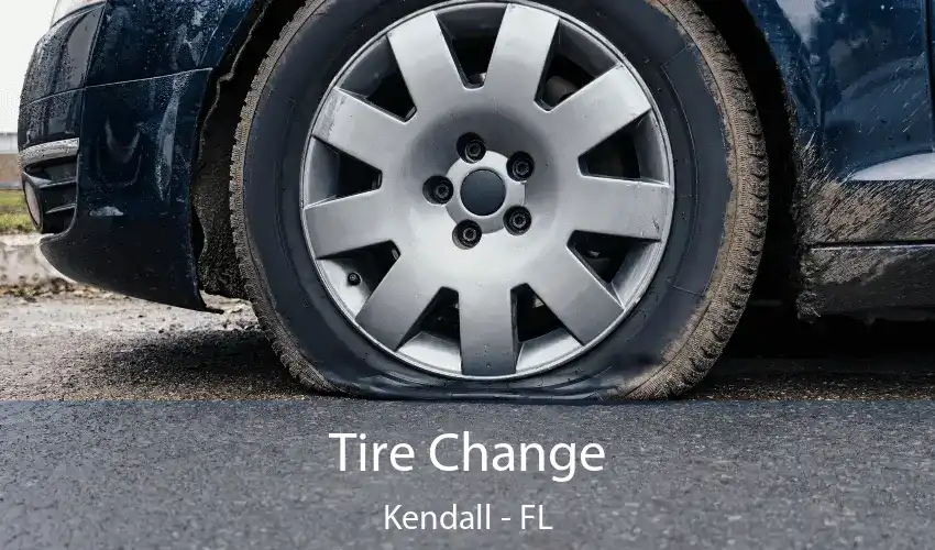 Tire Change Kendall - FL