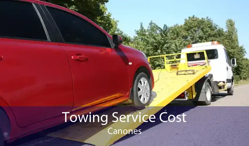 Towing Service Cost Canones