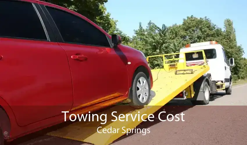 Towing Service Cost Cedar Springs