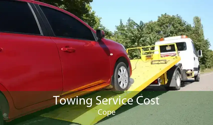 Towing Service Cost Cope