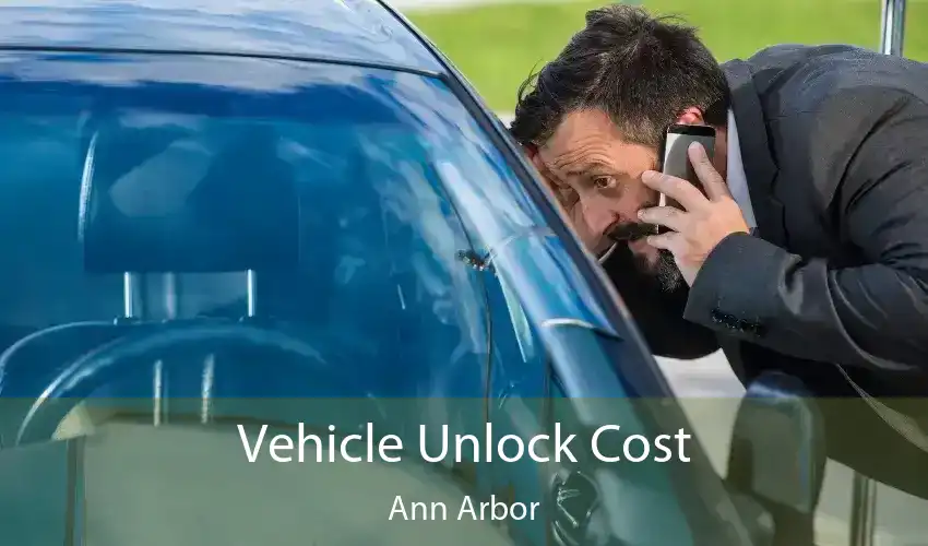 Vehicle Unlock Cost Ann Arbor