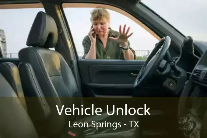Vehicle Unlock Leon Springs - TX