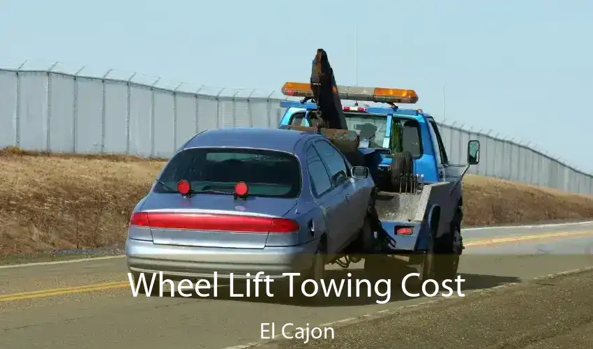 Wheel Lift Towing Cost El Cajon