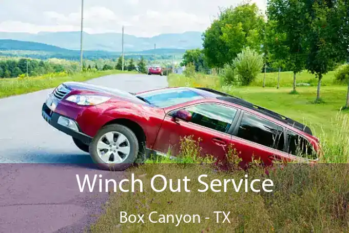 Winch Out Service Box Canyon - TX