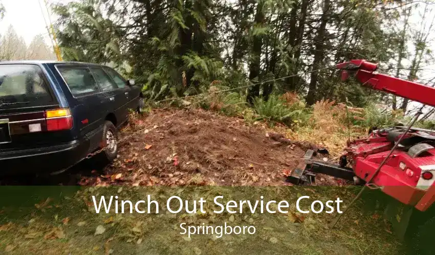 Winch Out Service Cost Springboro