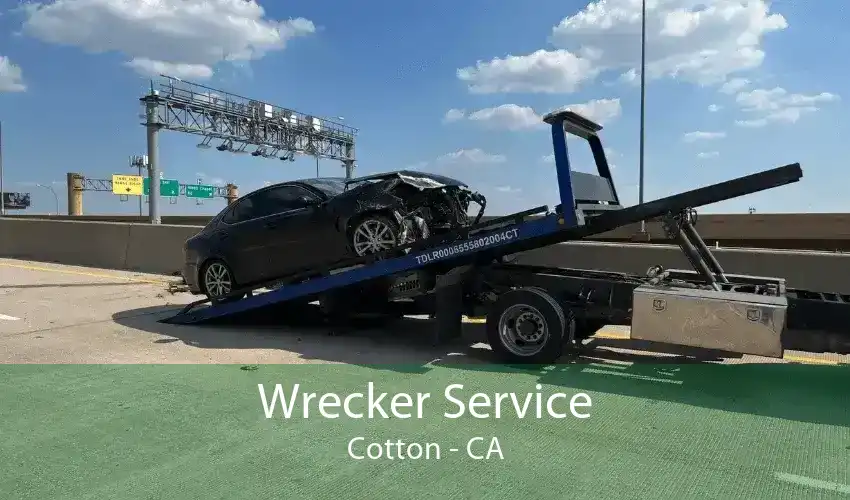 Wrecker Service Cotton - CA